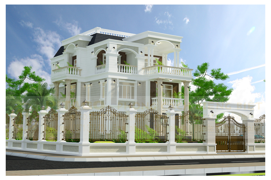 Thiết kế Dinh thự, biệt thự đẹp, đẳng cấp tại Biên Hòa