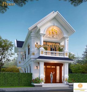 Nhà ống 2 tầng mái thái mặt tiền 5m