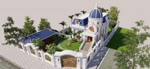 biệt thự tân cổ điển 2 tầng