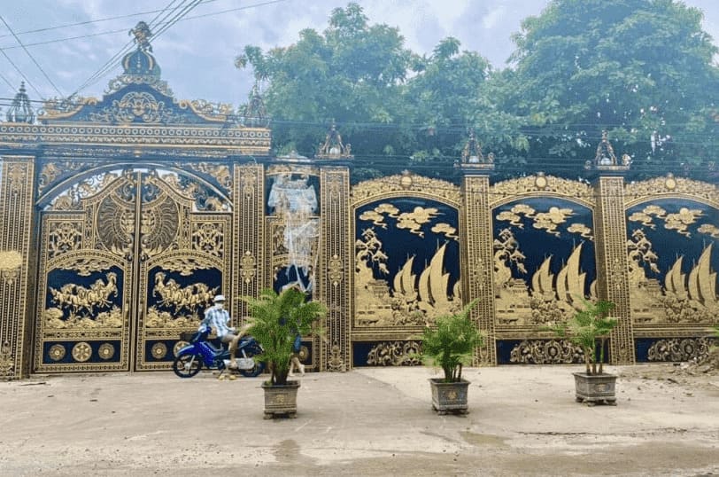 Hình ảnh cổng biệt thự đẹp tại Đồng Nai