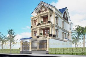 Biệt thự 3 tầng mặt tiền 10m