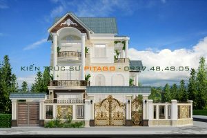 Mẫu biệt thự 3 tầng đẹp ở vũng tàu