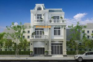 mẫu biệt thự 3 tầng tân cổ điển