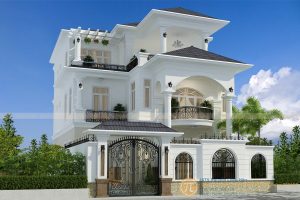 biệt thự 3 tầng tân cổ điển