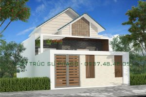 Mẫu nhà cấp 4 mái thái 1 tầng mặt tiền 7m chi phí xây dựng 650 triệu