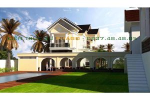 Mẫu nhà có sân vườn rộng