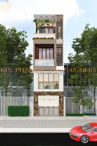 Mẫu nhà phố 4 tầng 4x9m hiện đại và đẹp