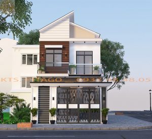 Mẫu nhà phố hiện đại 01 trệt 01 lầu đẹp