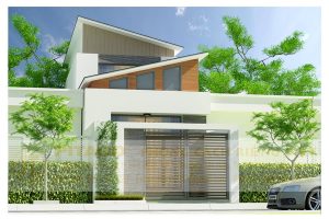 Nhà cấp 4 ngang 5m, xây nhà cấp 4 ngang 5m dài 20m 3 phòng ngủ