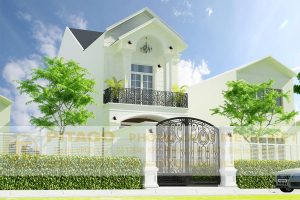 Nhà phố đẹp 1 tầng mái thái, xây nhà phố đẹp 1 tầng mái thái 900 triệu