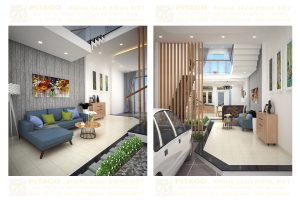 Thiết kế thi công nội thất nhà phố tại Biên Hòa