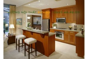 Tủ bếp gỗ công nghiệp đẹp giá rẻ tại long khánh đồng nai