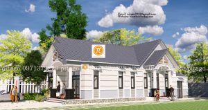 nhà cấp 4 mái thái đẹp
