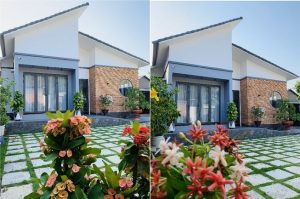 Nhà cấp 4 mái lệch