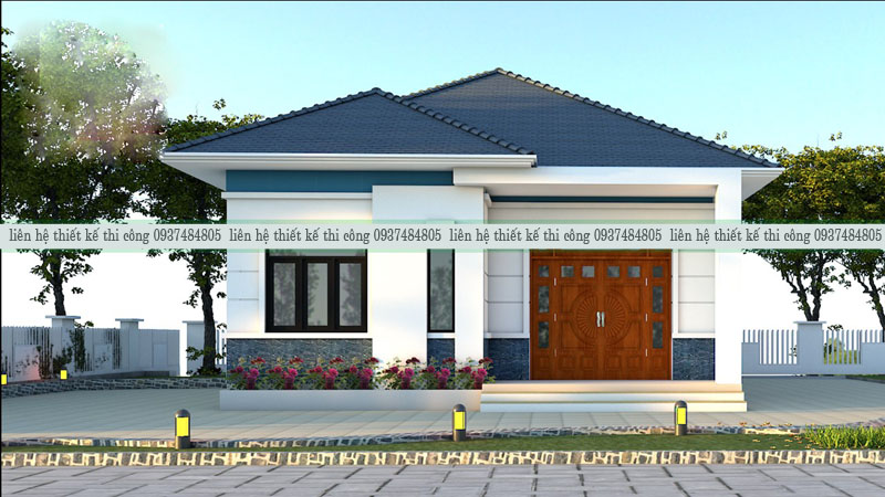 Nhà đẹp cấp 4 nông thôn 3 phòng ngủ ở Cẩm Mỹ Đồng Nai