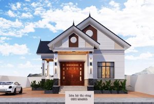 kiểu nhà cấp 4 nóc thái