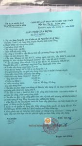 giấy phép xây dựng ở biên hòa