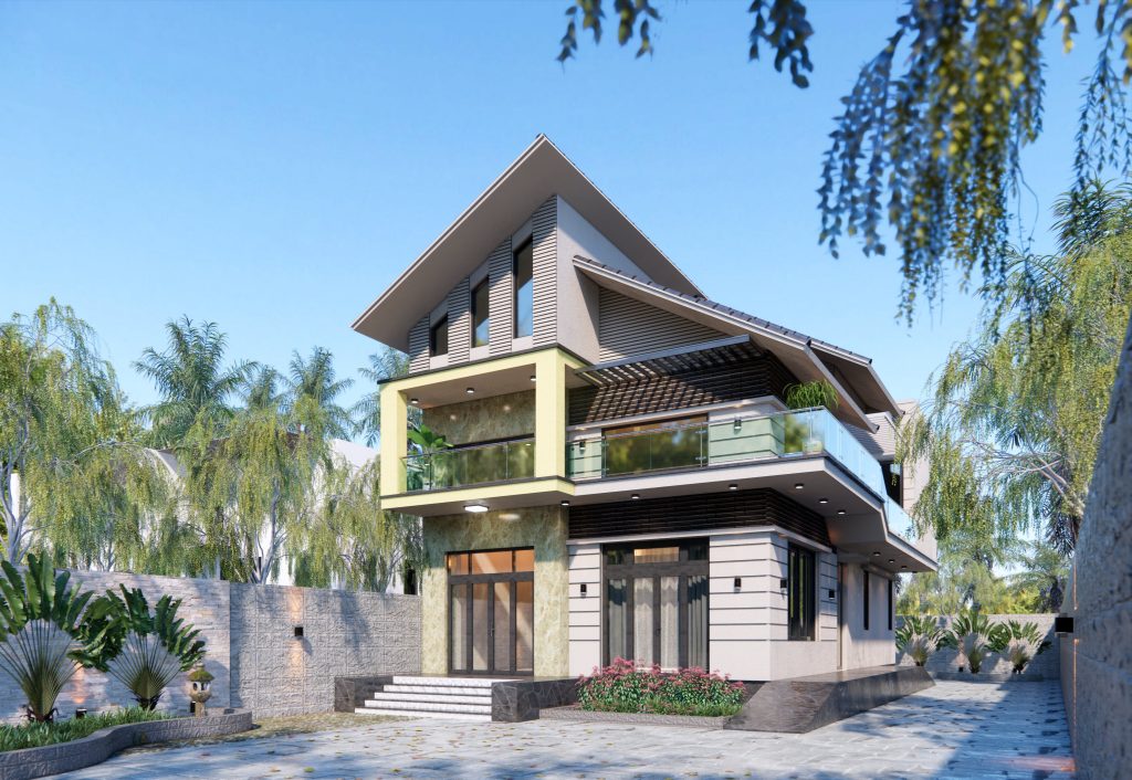 Biệt thự mini hiện đại 9x16 m2