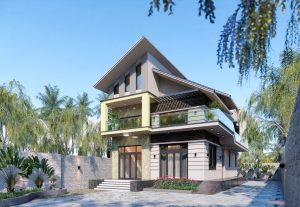 Biệt thự mini hiện đại 9x16 m2