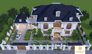 Thiết kế nhà biệt thự sân vườn đẹp ở Đồng Nai