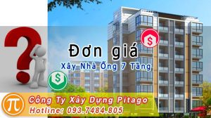 Đơn giá xây nhà ống 7 tầng