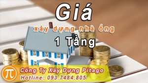 giá xây dựng nhà ống 1 tầng