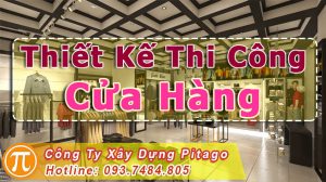 thiết kế thi công cửa hàng