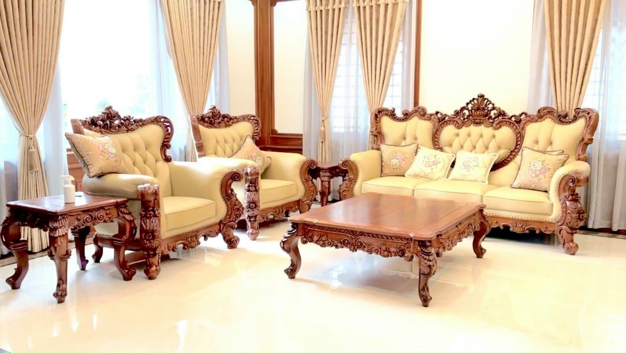 Sofa gỗ đẹp tại Biên Hòa | xưởng sản xuất Sofa uy tín